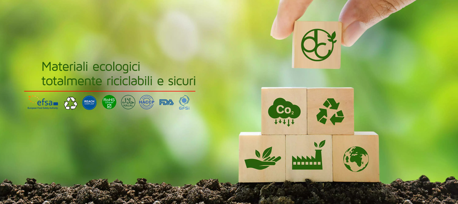Materiali ecologici e sostenibili
