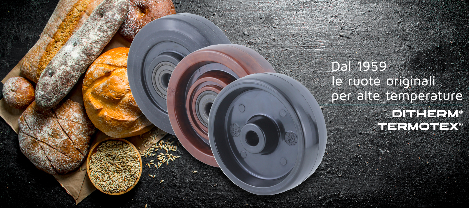 Le ruote originali per alte temperature